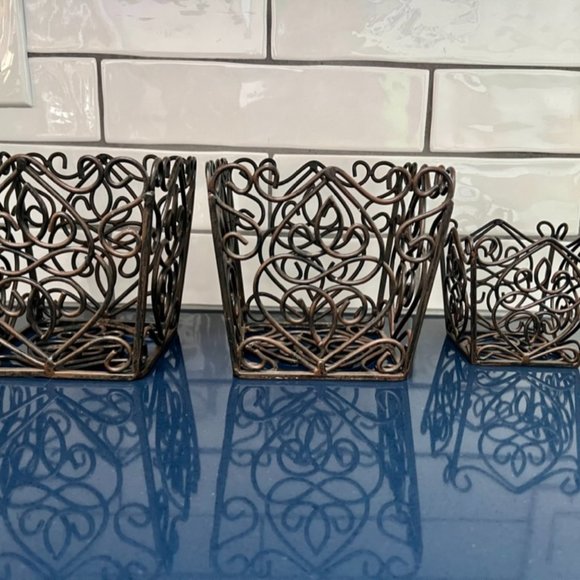 SALE!  Three Retired SLAH Jamestown Candle Holders/Organizers (3) - Picture 8 of 8